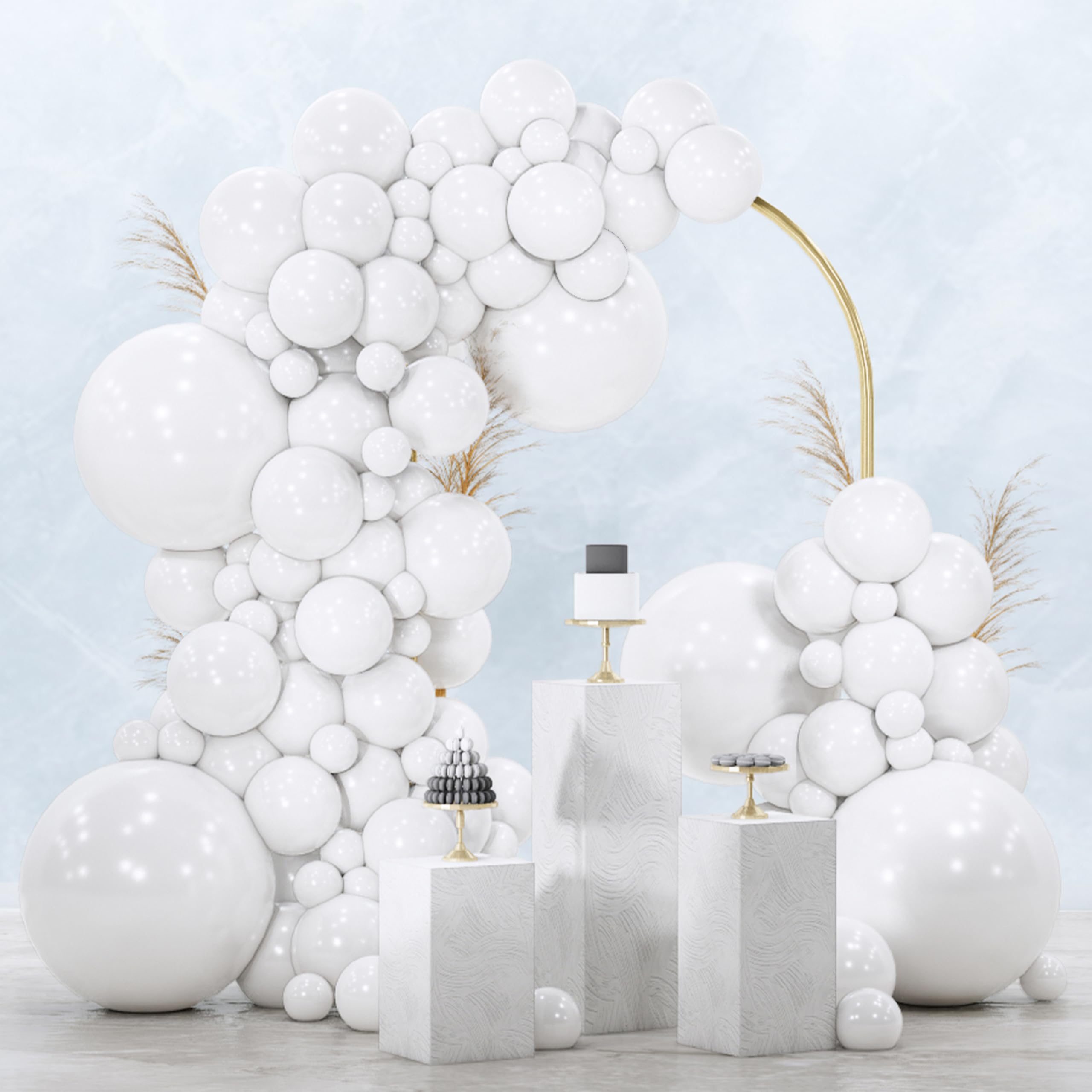 PartyWoo Gold Balloons 100pcs 12 Inch Gold Latex Helium Balloons for Birthday Wedding Anniversary Baby Shower Graduation Bachelorette Retirement Engagement Tea Casino Disco Party Decorations Gold-G101