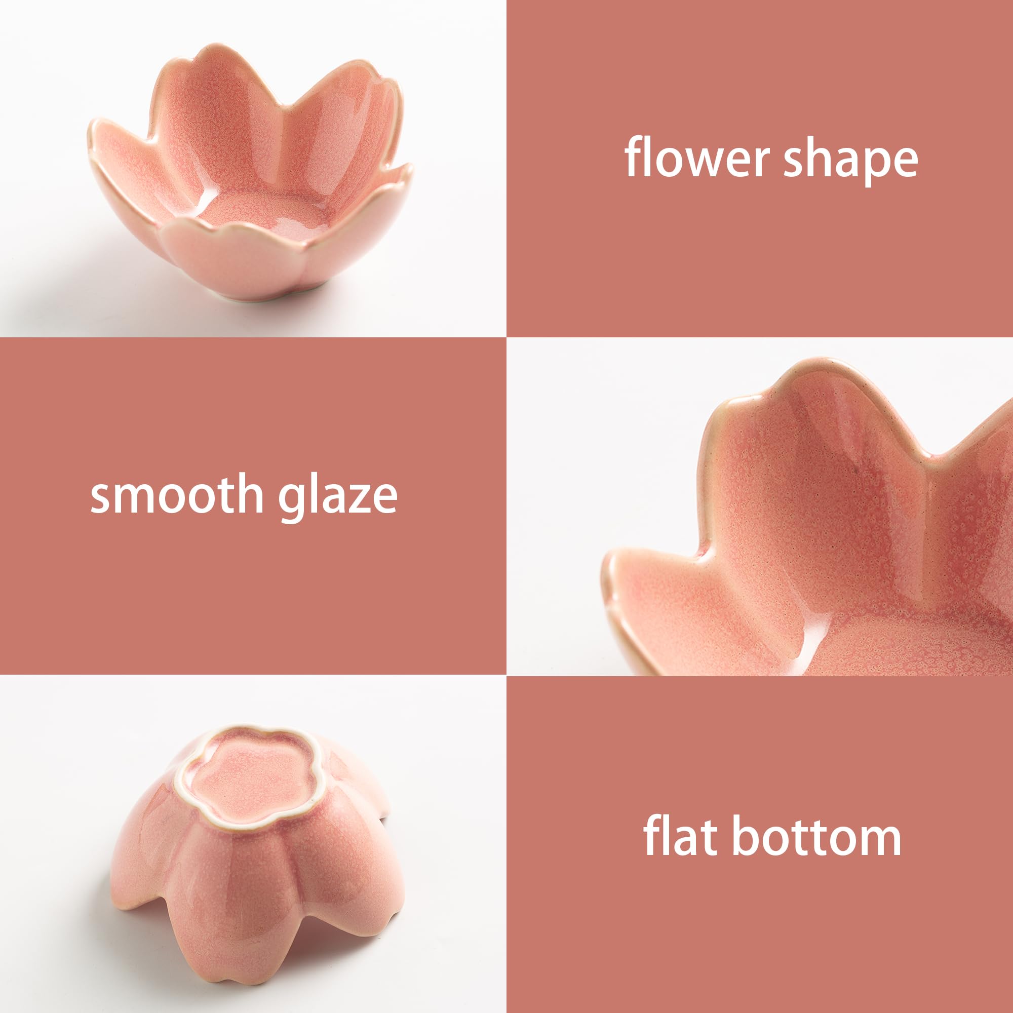 Flower Ring Holder Dish, Ceramic Jewelry Tray Dish, Small Trinket Dish, Jewelry Plate Bowl, Cute Jewlery Ring Holder Dish, Aesthetic Room Decor, Christmas Birthday Gifts for Women, 1 pack (blue)