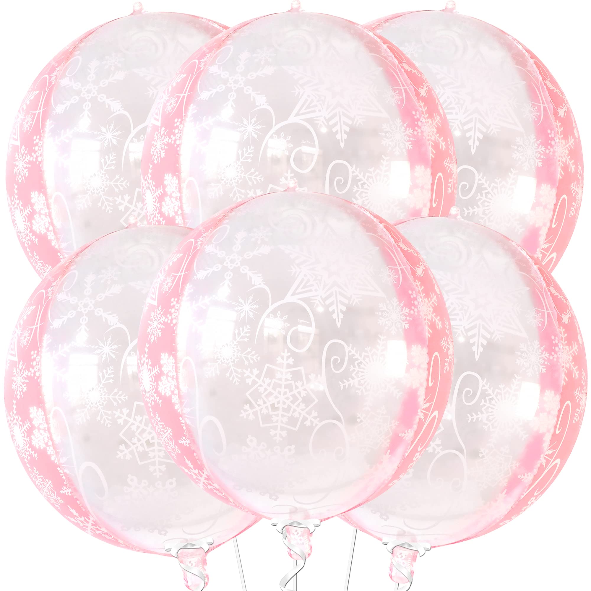 KatchOn, Big Silver Disco Ball Balloons - 22 Inch, Pack of 6 | Disco Party Decorations, 4D Sphere Disco Balloons for 70s Theme Party Decor, Bachelorette Party Decorations | Graduation Decorations 2026