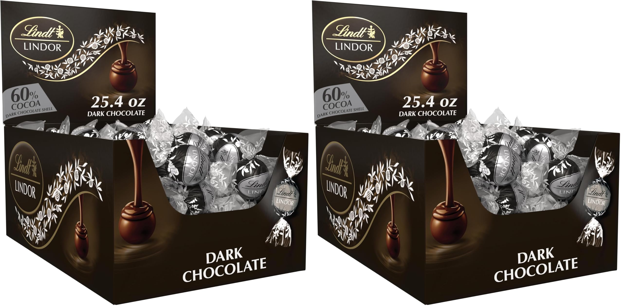 Lindt LINDOR Holiday Snickerdoodle White Chocolate Candy Truffles with Smooth, Melting Truffle Center, 8.5 oz. Bag