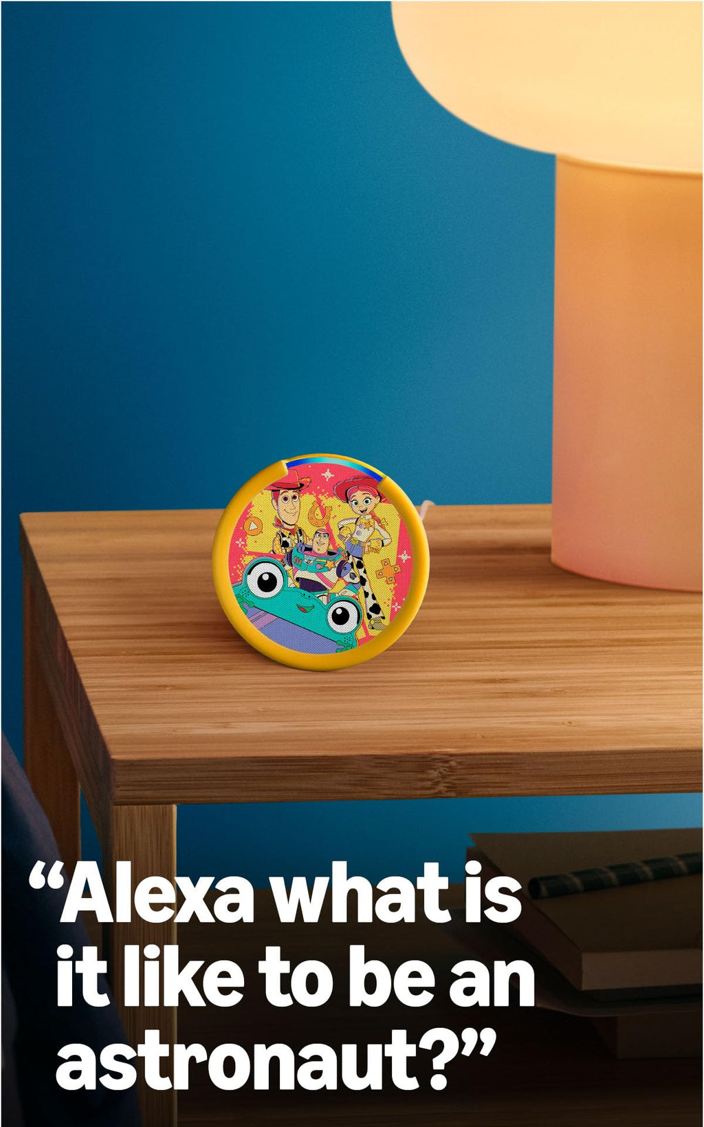 Amazon Echo Pop Kids (newest model), Enjoy age-appropriate audiobooks, interactive games and Alexa+ experiences to create and learn, Disney Princess design
