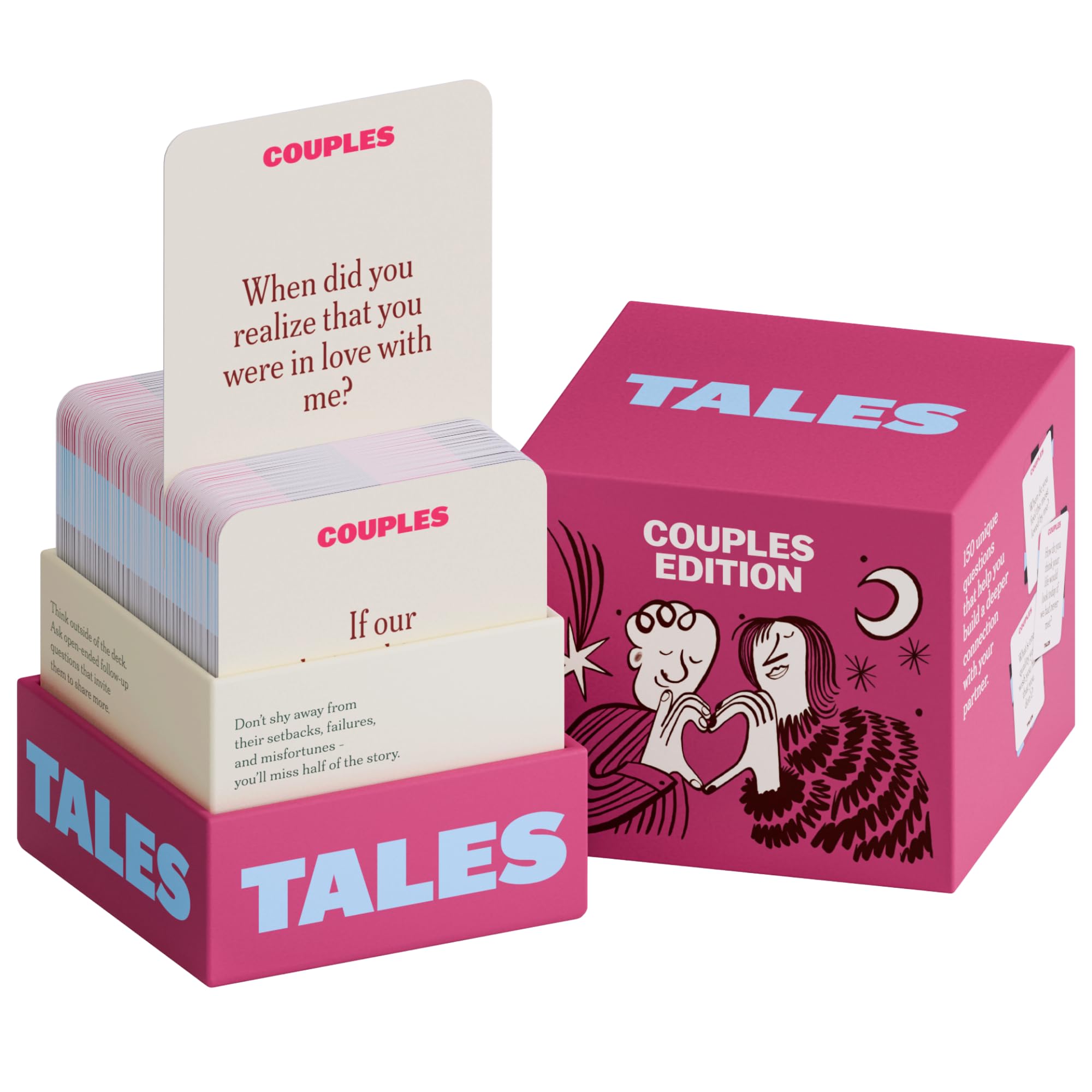 TALES 150 Life Story Interview Kit, Conversation Cards, for Grandparents, Parents, Families, Adults, Game Night, Road Trips, Dinner Table, Getting to Know You (New Edition)