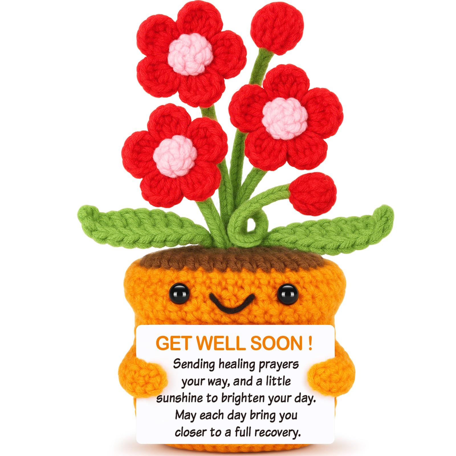 Agantree art Grandma Gifts for Grandma Birthday from Granddaughter Grandson – I Love You Crochet Flower Decor Grandparents Day Christmas for Great Grandma Gigi Nana