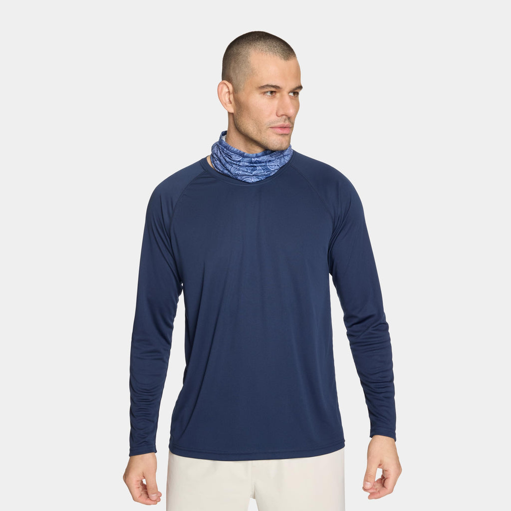 MISSION Multi-Use Neck Gaiter Face Mask for Ski & Outdoors, UPF 50, Breathable Lightweight Fabric