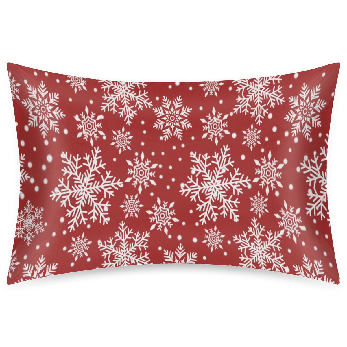 Christmas Light Trees Satin Pillow Case for Hair and Skin Satin Pillowcase Without Zipper Pillowcase, Standard Size Slip Silk Pillow Cases 20"x26" Silk Pillowcases for Bedroom Sofa Home Decor