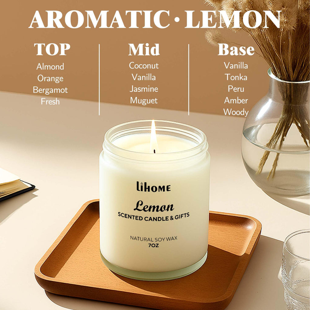 Christmas Candles - Christmas Gifts for Women, Aromatherapy Candle for Home Scented, Natural Soy Wax Vanilla Scented Candles