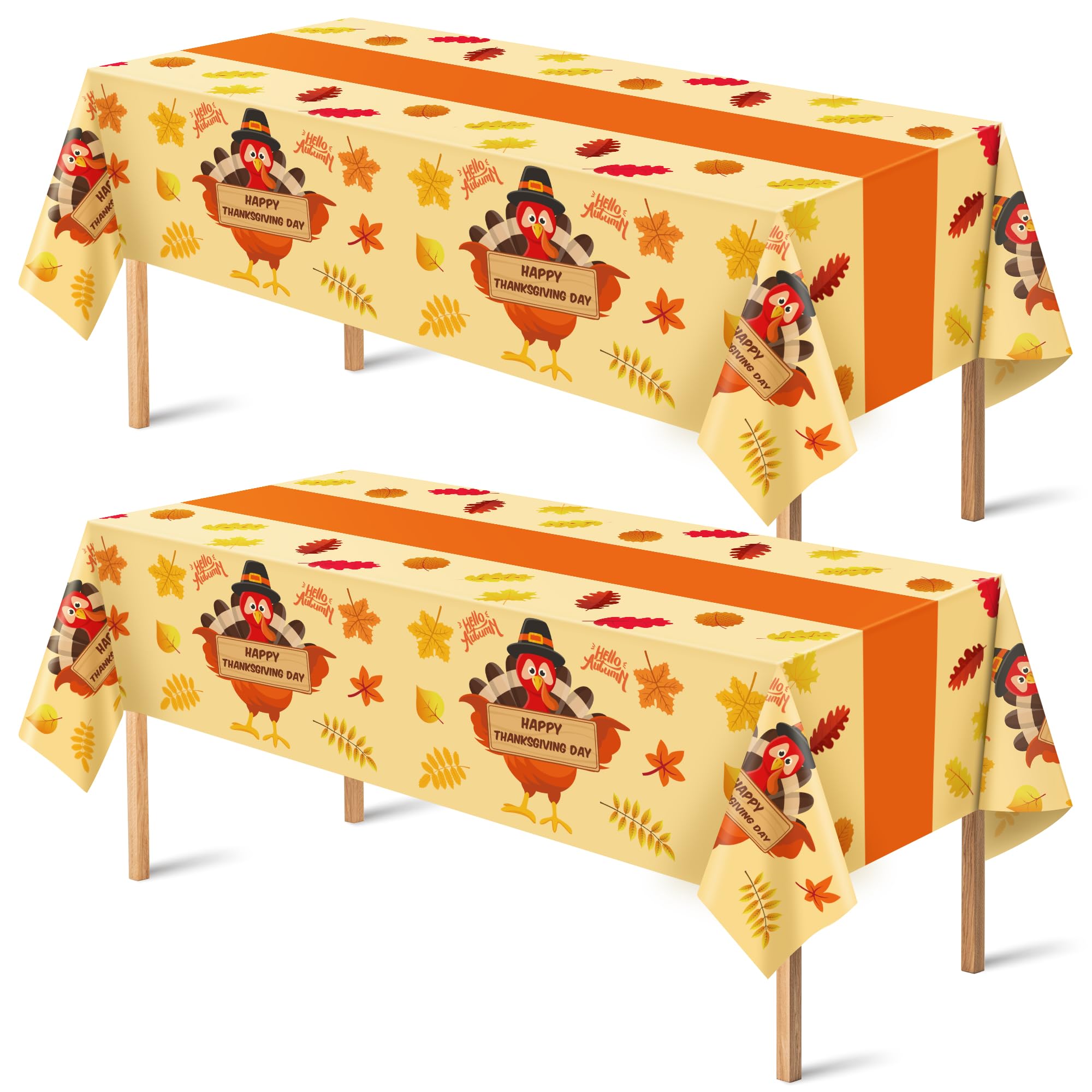 OHOME 4th of July Decorations - Red White and Blue Tablecloth for 250th Anniversary American USA Merchandise - Fourth of July Accessories for Home Outdoor | Patriotic American Flag Party Favors,2 Pack
