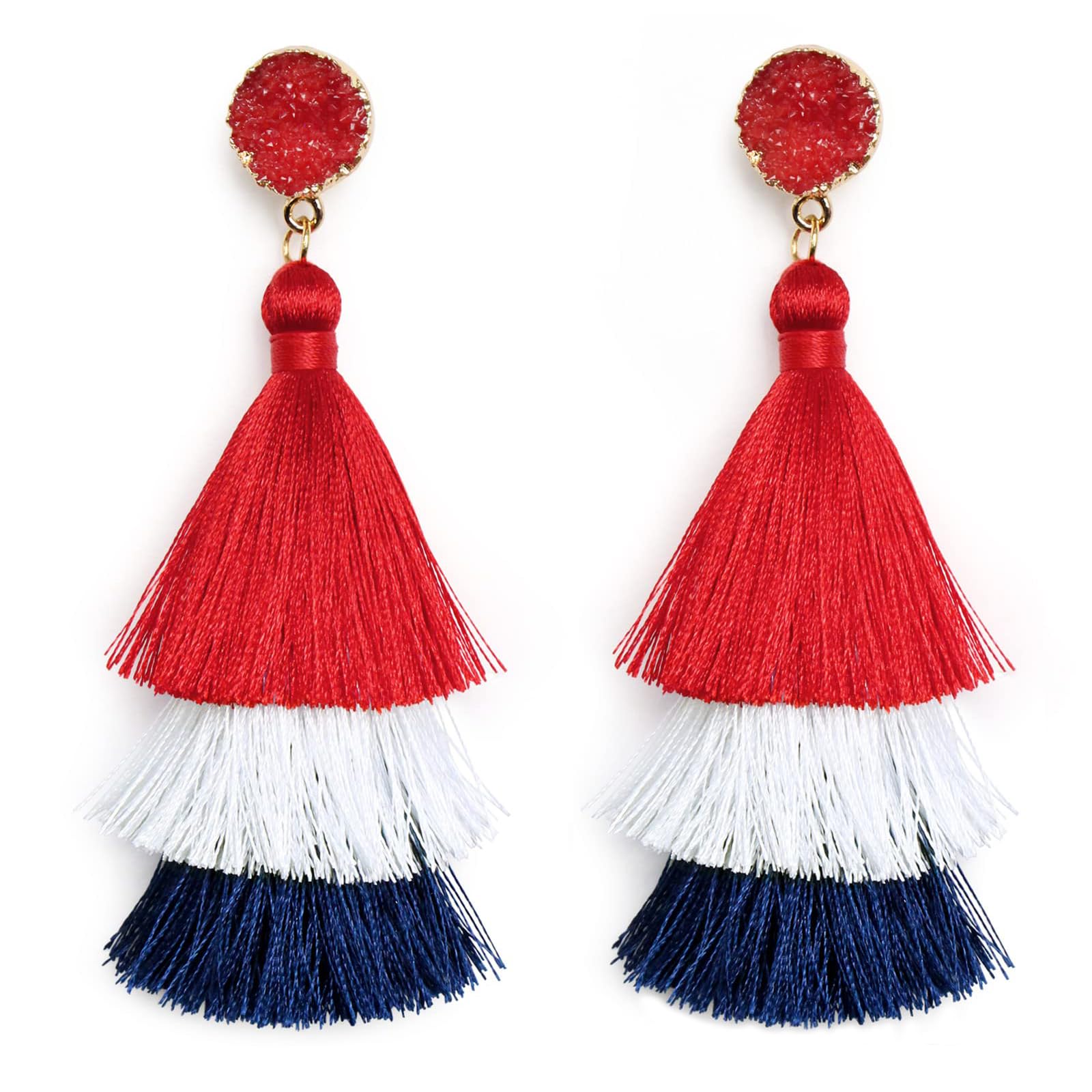 Halloween, Christmas, 4th of July Patriotic Earrings, Holiday Earrings Independence Day Stud Dangle Drop Earrings Hook Fashion Jewelry Gift for Women