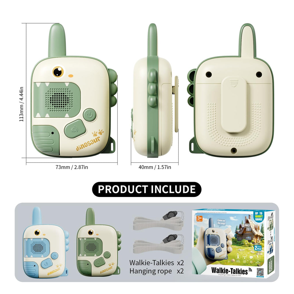 JKGIFTS Walkie Talkies Toys for Girls:Unicorn Toys 2 Pack Birthday Gifts for 3 4 5-7 8 Year Old Girls Toy for 4 5 6 7 8-10 Year Old Camping Outdoor Game,Christmas Stocking Stuffers for Girls Kids