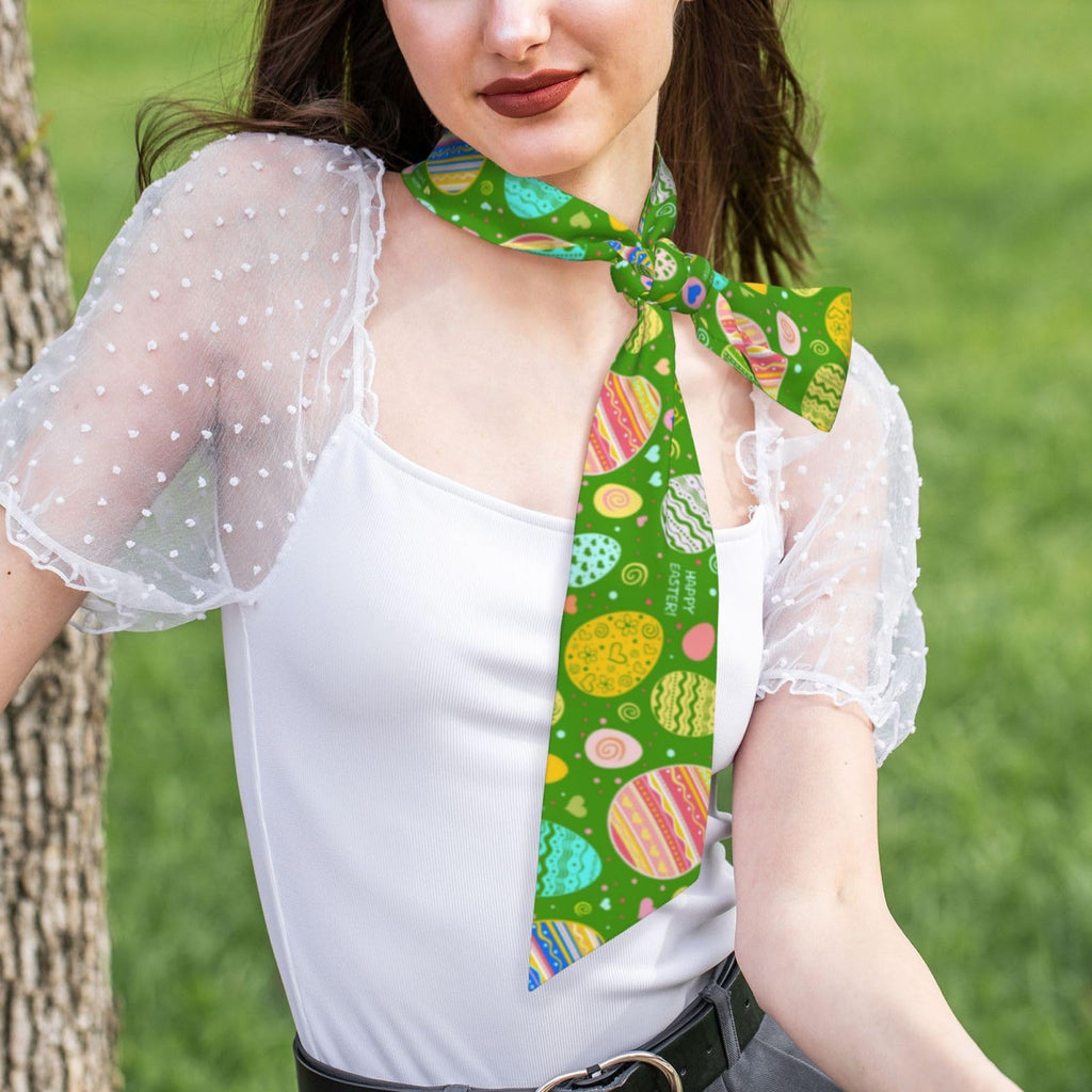 Purse Scarf Handbags For Women Scarfs Bags Band Hair Neck Scarves Silky Long Thin Satin Headscarf Fashion