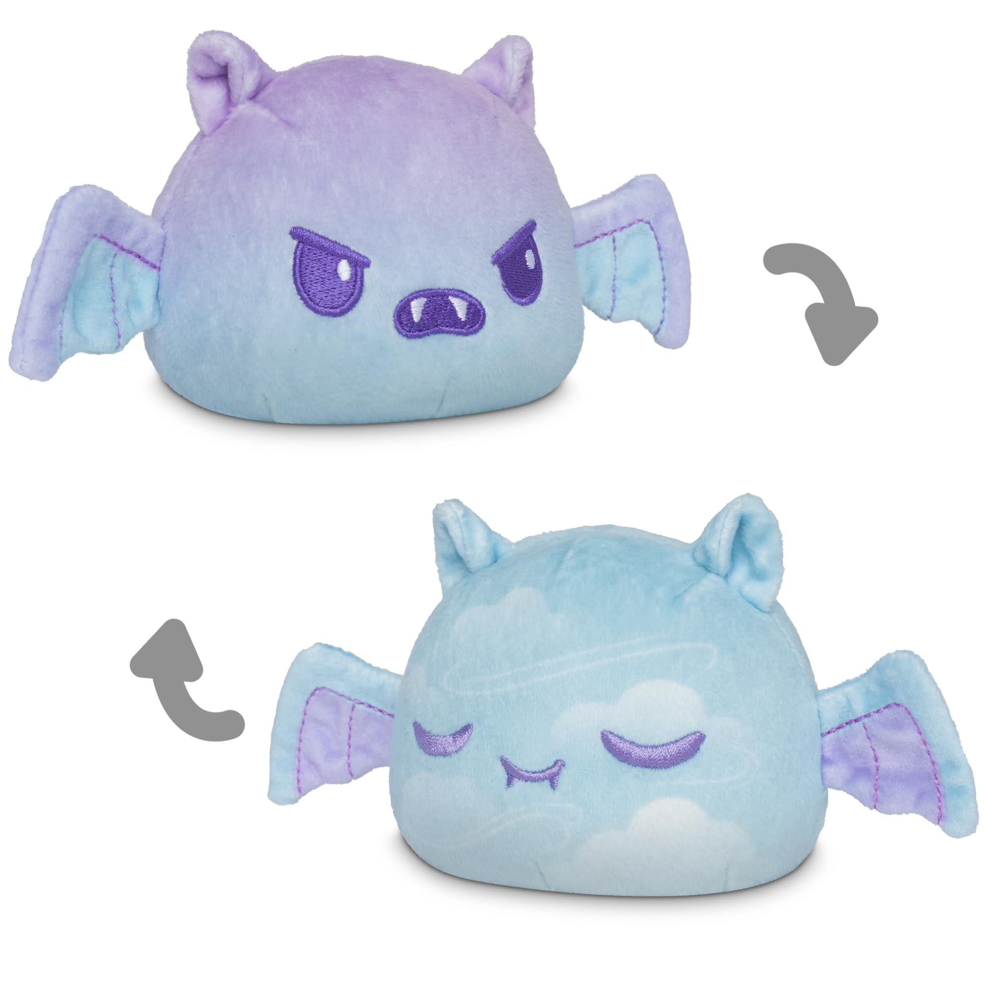 TeeTurtle Spooky Surprise Series Reversible Plushie Mystery Box - 3-Inch Mini Two-Sided Blind Box Plush with Embroidered Details - Cute Collectible Halloween Toy for Kids, Teens, and Adults