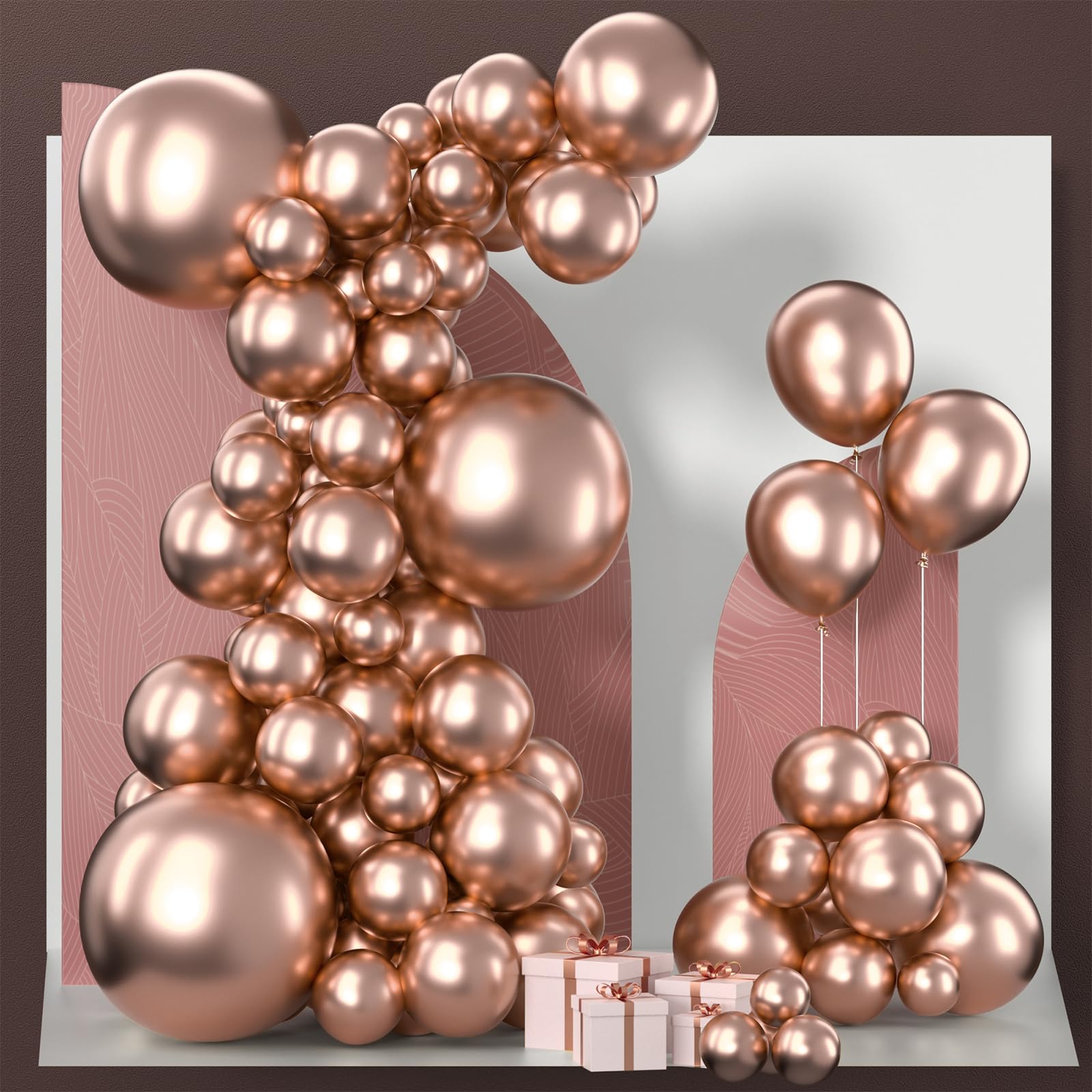 PartyWoo Gold Balloons 100pcs 12 Inch Gold Latex Helium Balloons for Birthday Wedding Anniversary Baby Shower Graduation Bachelorette Retirement Engagement Tea Casino Disco Party Decorations Gold-G101