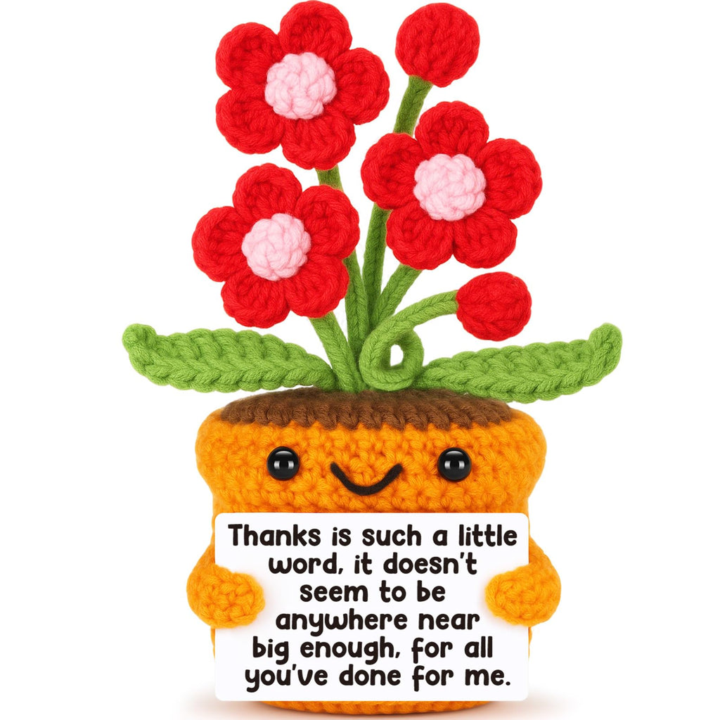 Agantree art Grandma Gifts for Grandma Birthday from Granddaughter Grandson – I Love You Crochet Flower Decor Grandparents Day Christmas for Great Grandma Gigi Nana