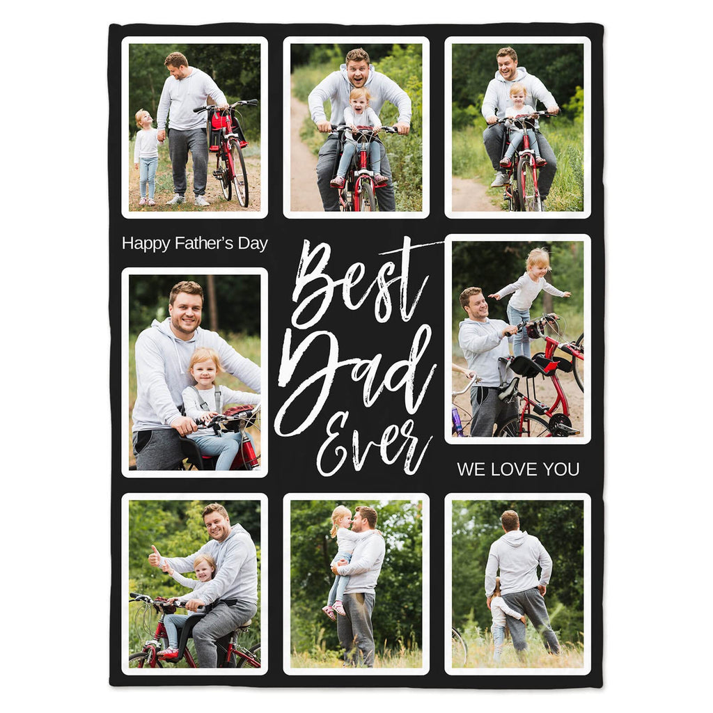 inkArts Custom Blanket Throws with Photos Text Personalized with Picture Customizable, Customize for Mom, Dad, Couple, Girlfriend, Boyfriend, Husband & Wife