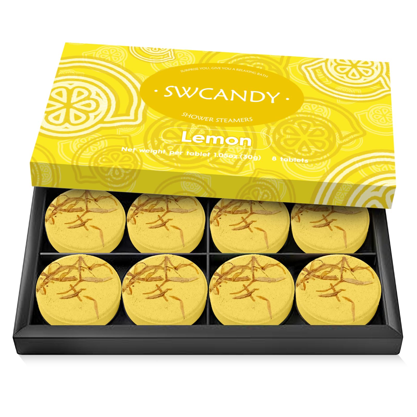 Shower Steamers Aromatherapy Birthday Gifts for Women - SWCANDY 8 Pcs Travel Essentials, Hotel Shower Spa Holidays Mom Wife Grandma Sister Her Self Care Relaxation with Natural Essential Oils Home