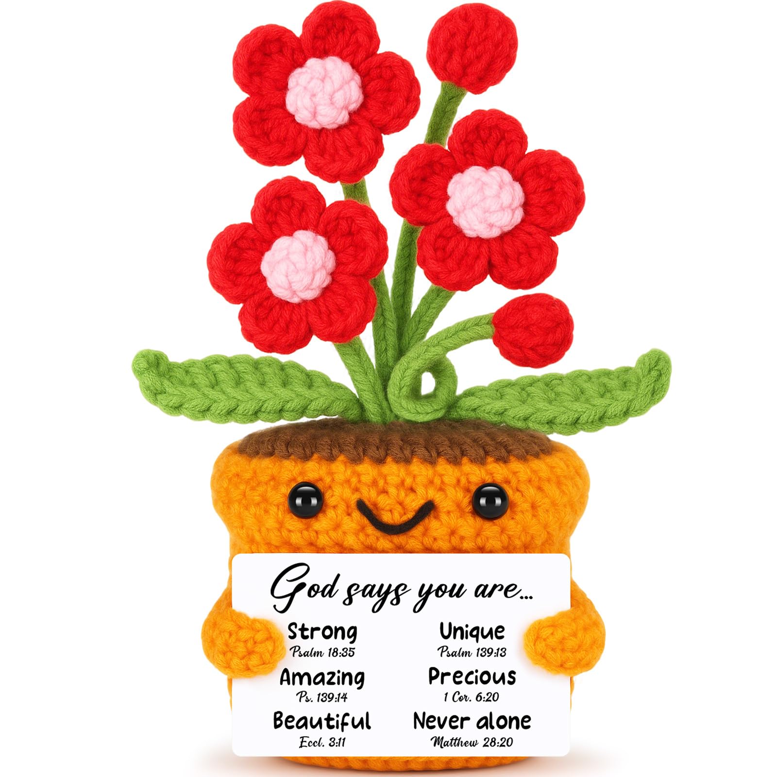 Agantree art Grandma Gifts for Grandma Birthday from Granddaughter Grandson – I Love You Crochet Flower Decor Grandparents Day Christmas for Great Grandma Gigi Nana