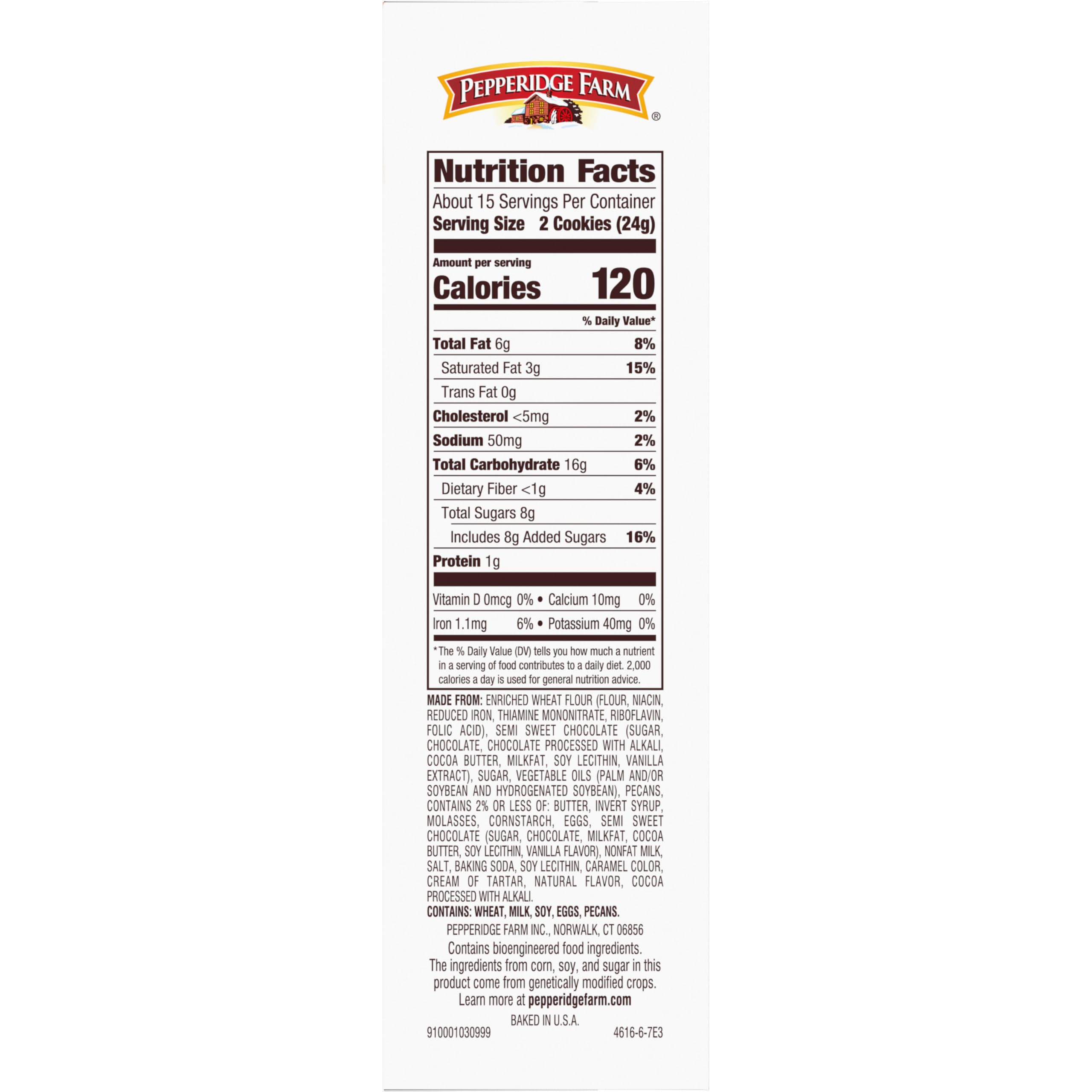 Pepperidge Farm Chocolate Collection, 7 Cookie Varieties, 13-oz Box