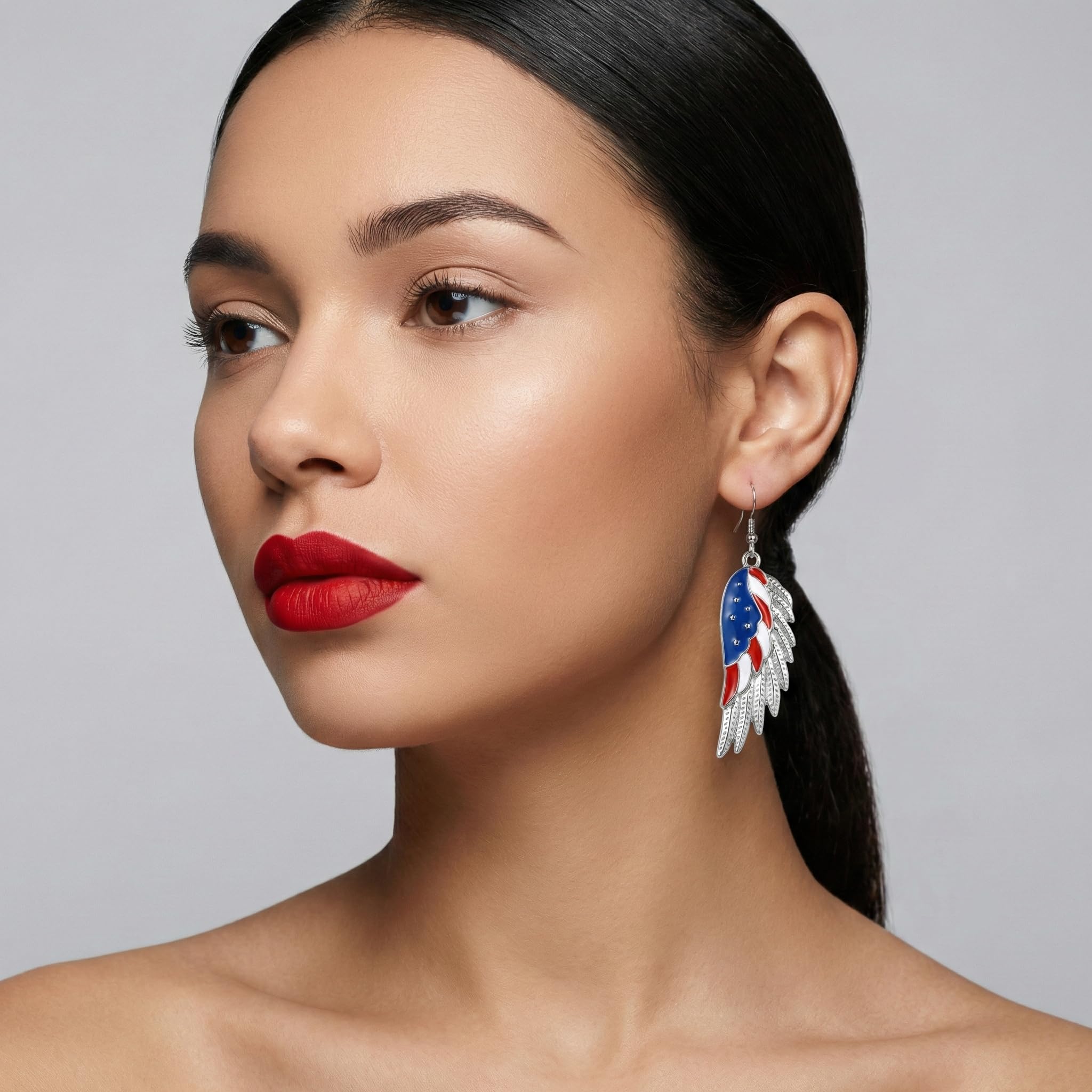 Halloween, Christmas, 4th of July Patriotic Earrings, Holiday Earrings Independence Day Stud Dangle Drop Earrings Hook Fashion Jewelry Gift for Women
