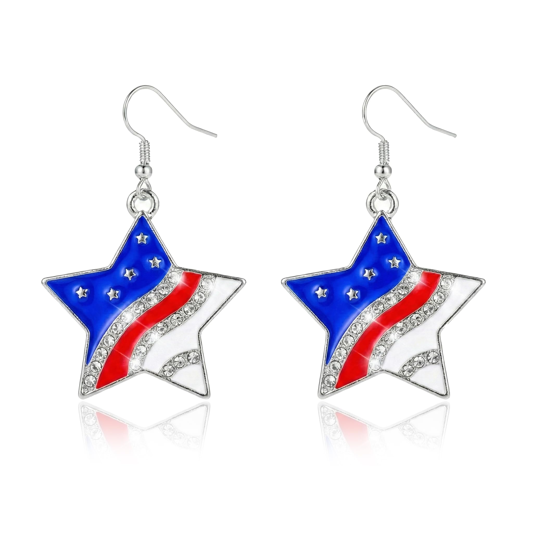 Halloween, Christmas, 4th of July Patriotic Earrings, Holiday Earrings Independence Day Stud Dangle Drop Earrings Hook Fashion Jewelry Gift for Women