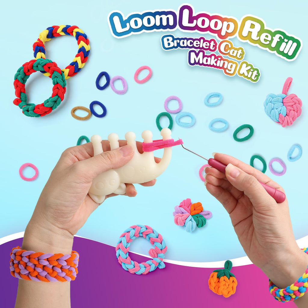 DDAI Arts and Crafts for Kids Age 8-12 Friendship Bracelet Making Kit for Girls - Best Birthday Gifts Ideas for Girl 7 9 10 11 Year Old - Popular Bracelets String Maker Toys Set