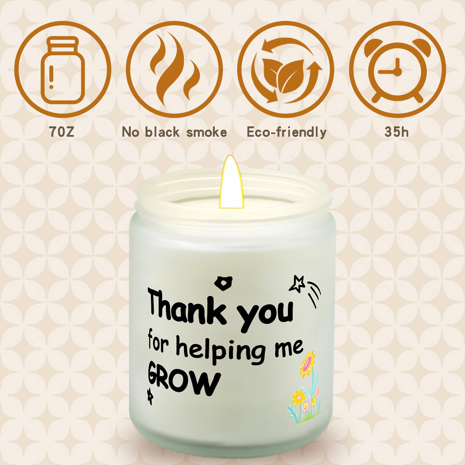Christmas Candles - Christmas Gifts for Women, Aromatherapy Candle for Home Scented, Natural Soy Wax Vanilla Scented Candles