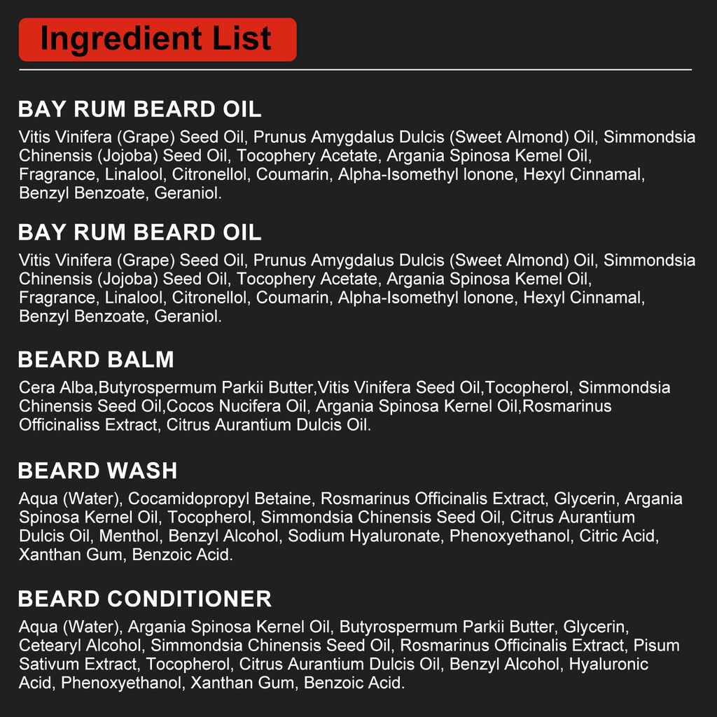 XIKEZAN Fathers Day Gifts for Dad Husband,Beard Kit for Men Grooming & Care w/Beard Conditioner, Wash,Oil,Balm,Birthday Valentines Easter Gifts for Mens Him Boyfriend Christmas Stocking Stuffers