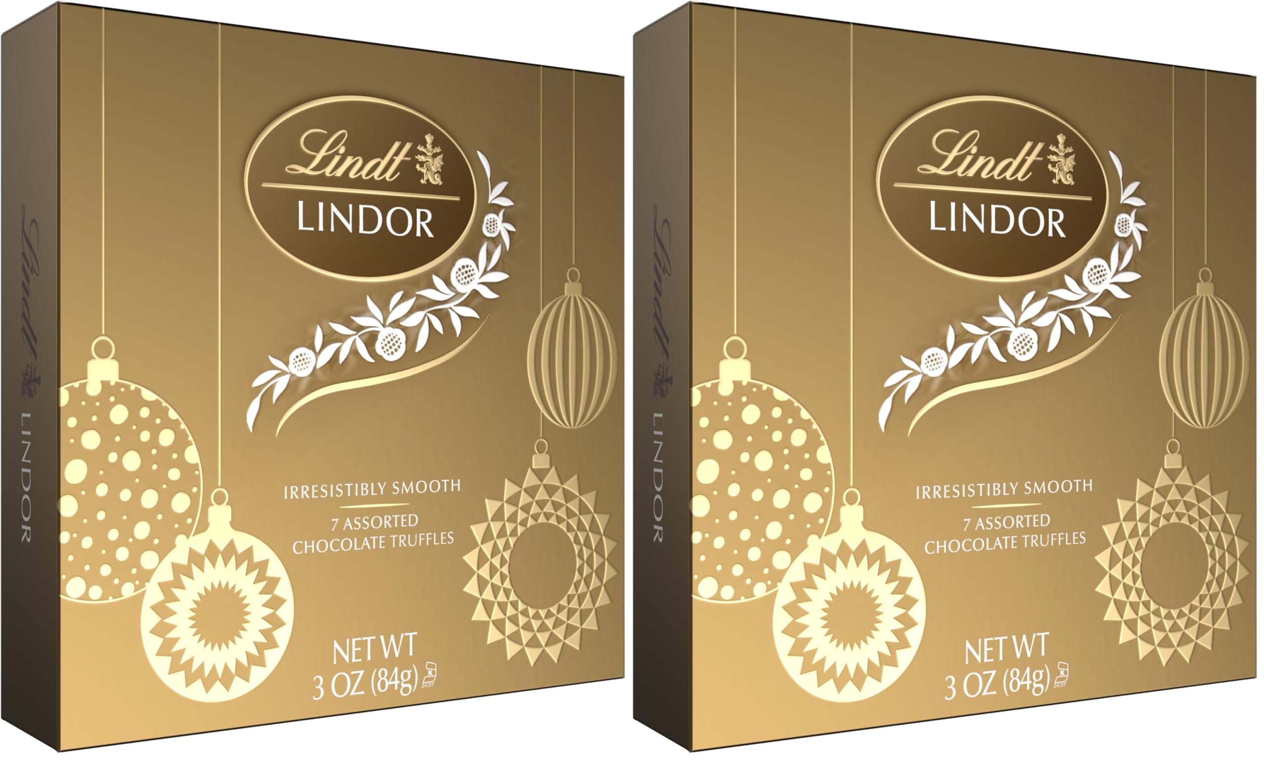 Lindt LINDOR Holiday Snickerdoodle White Chocolate Candy Truffles with Smooth, Melting Truffle Center, 8.5 oz. Bag