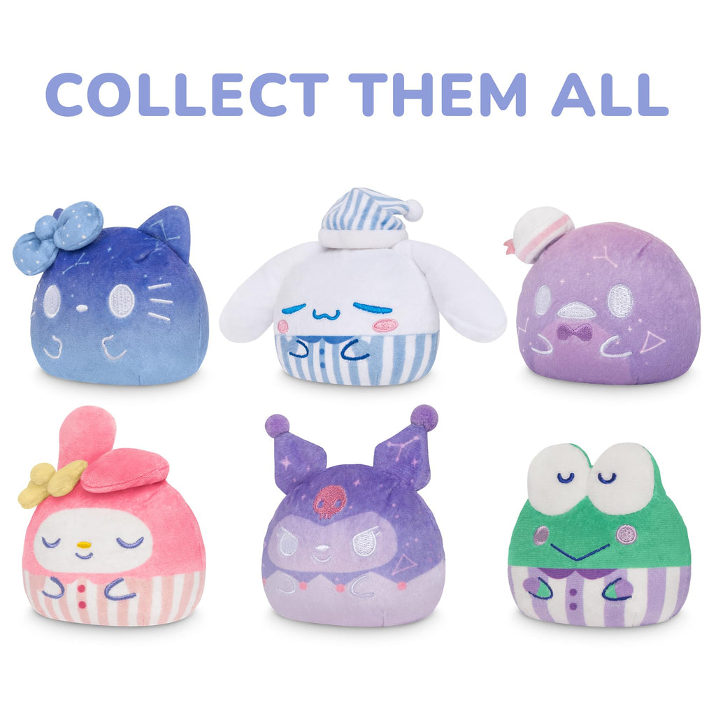 TeeTurtle Spooky Surprise Series Reversible Plushie Mystery Box - 3-Inch Mini Two-Sided Blind Box Plush with Embroidered Details - Cute Collectible Halloween Toy for Kids, Teens, and Adults