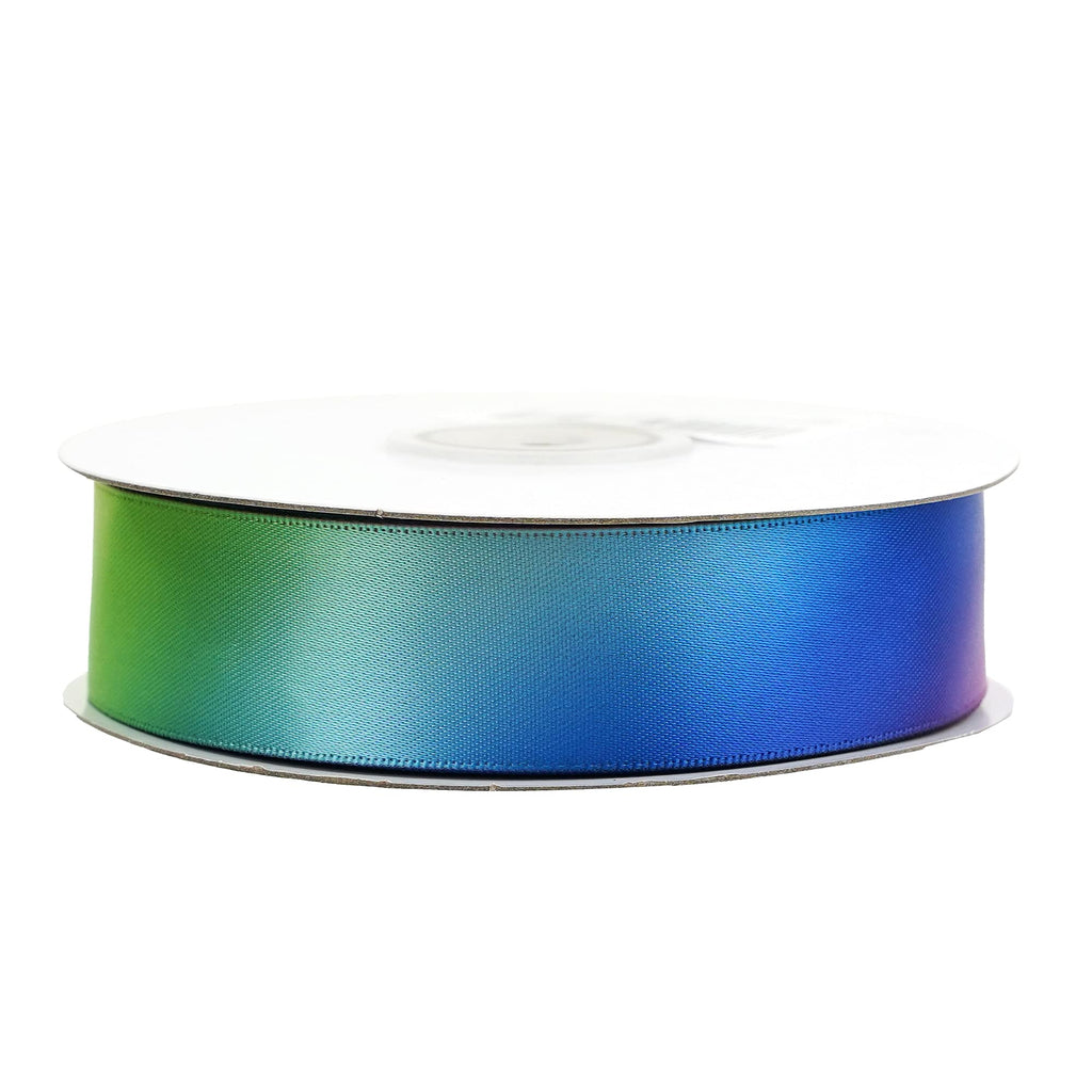 MEEDEE 3/8 Inch Satin Ribbon Set – 10 Rolls Rainbow Double Face Ribbon for Gift Wrapping, 5 Yards Each (Total 50 Yards), Decorative Ribbon for Presents & Party Favors