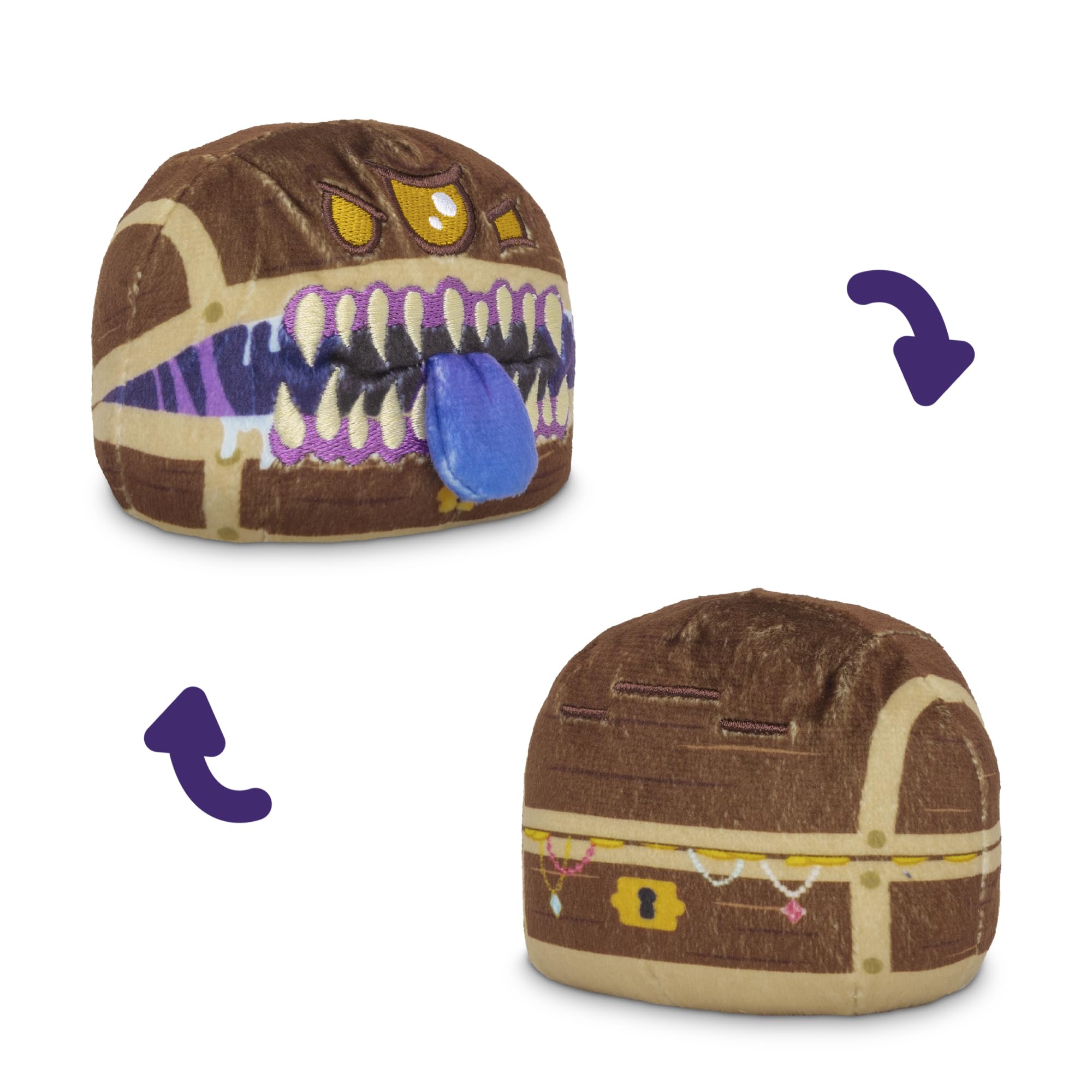 TeeTurtle Spooky Surprise Series Reversible Plushie Mystery Box - 3-Inch Mini Two-Sided Blind Box Plush with Embroidered Details - Cute Collectible Halloween Toy for Kids, Teens, and Adults