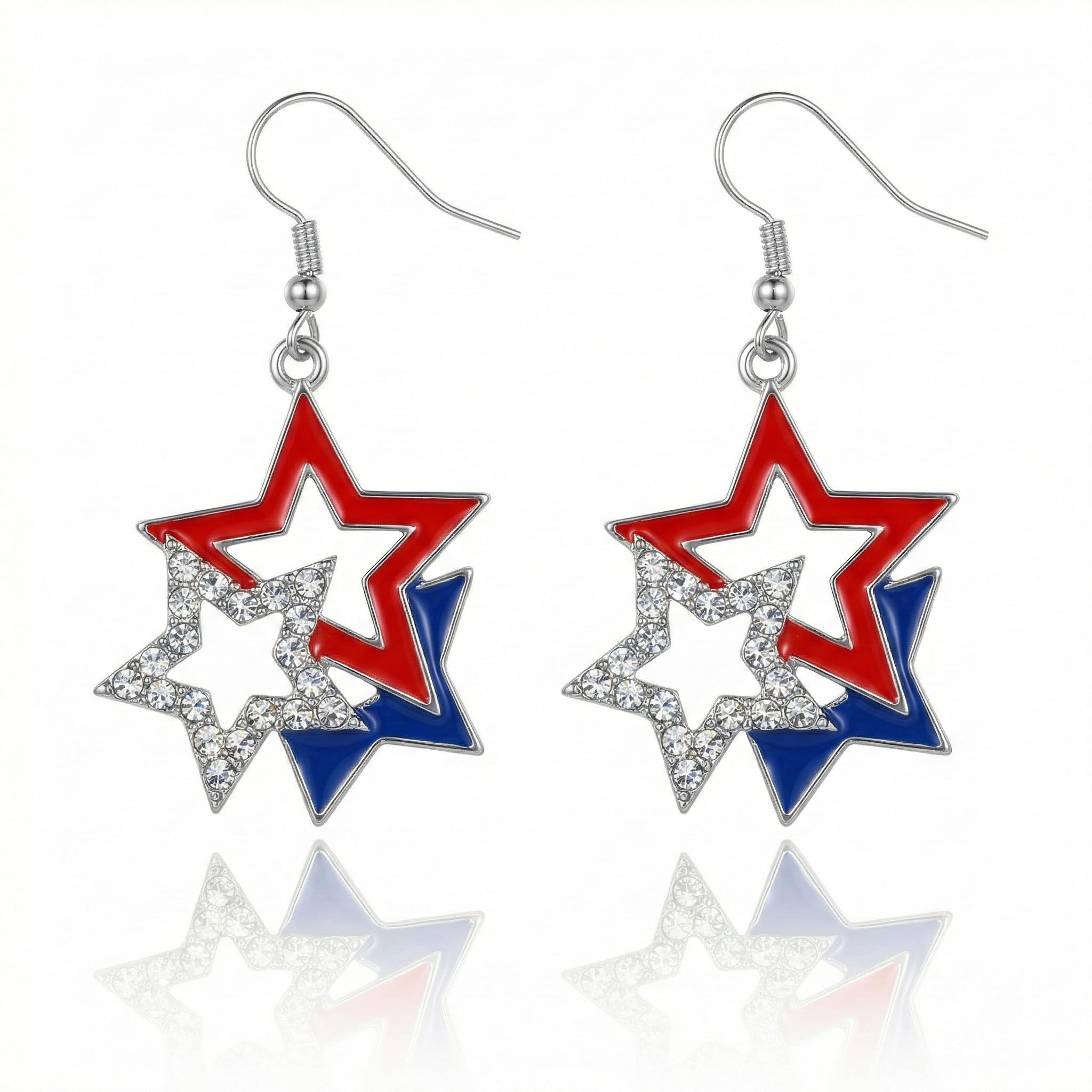 Halloween, Christmas, 4th of July Patriotic Earrings, Holiday Earrings Independence Day Stud Dangle Drop Earrings Hook Fashion Jewelry Gift for Women