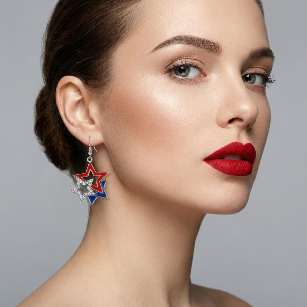 Halloween, Christmas, 4th of July Patriotic Earrings, Holiday Earrings Independence Day Stud Dangle Drop Earrings Hook Fashion Jewelry Gift for Women