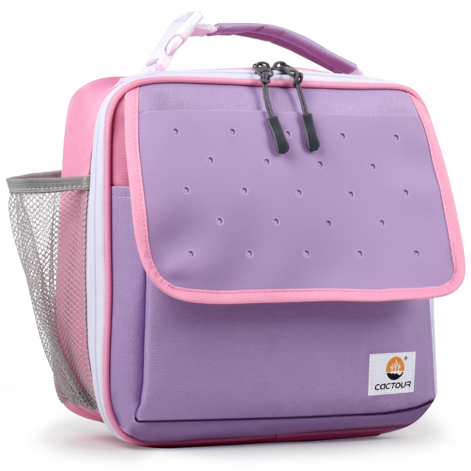 CaCTOUR Lunch Box Kids,Premium Insulated Lunchbox for Girls Boys,Soft Mini Cooler Bag Back to School Thermal Reusable Lunch Bag for Work School Picnic (Blue)