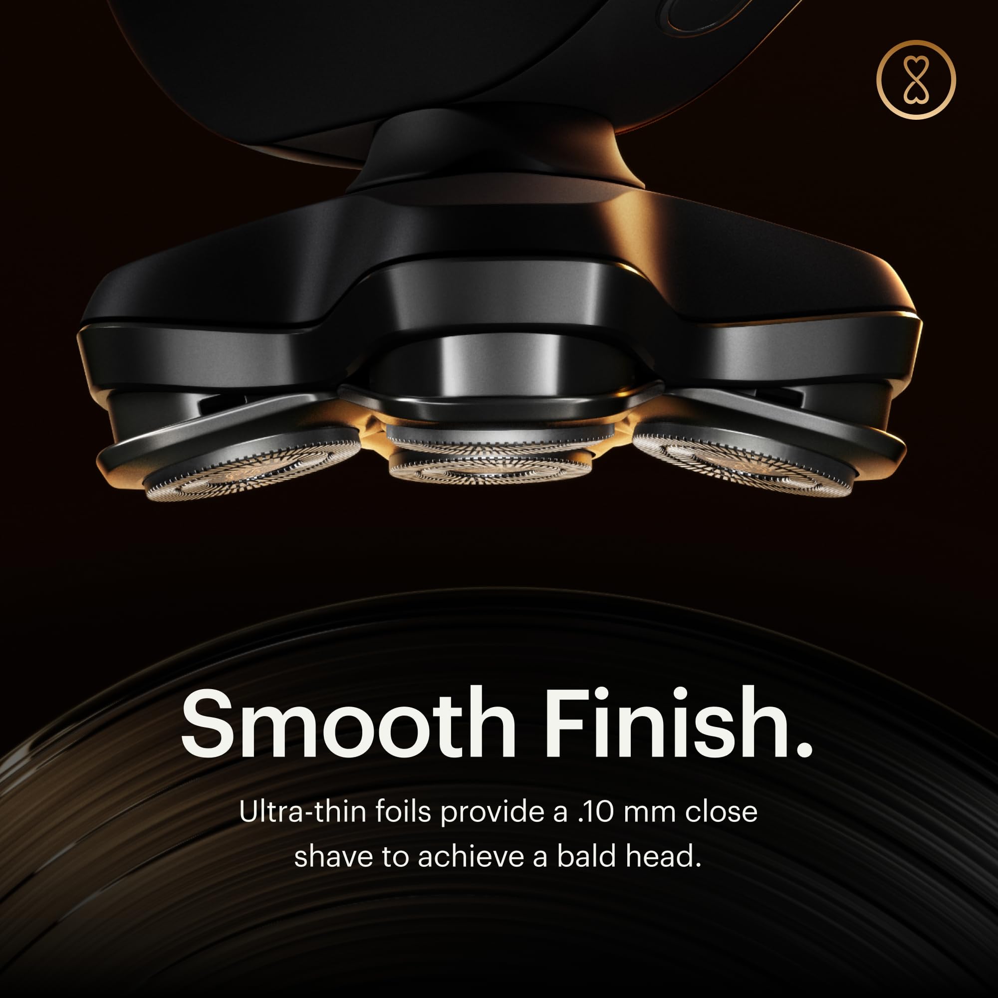 MANSCAPED® The Dome Shaver™ PRO Head Shaver for Bald Men – Five Rotary Blade Design with SkinSafe® & FlexAdjust Technology, Waterproof, USB-C & Wireless Charging Compatible with Travel Lock