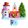 Ghost Campfire Nightlight,Halloween Campfire Flickering Night Light,3D Spooky Fire Marshmallow Night Light for Halloween Decor (Cute Ghost)