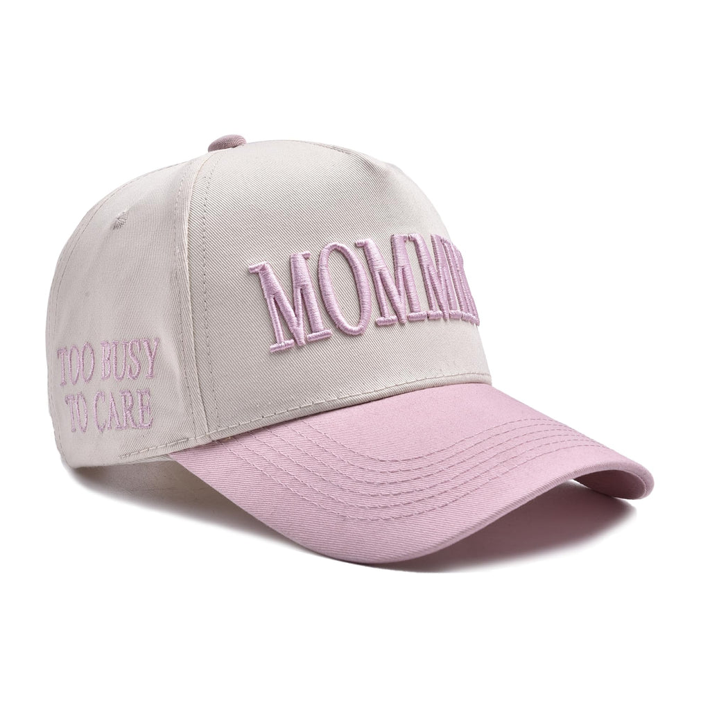 Womens Trucker Hat - With Mommin Embroidery Ponytail Fit - Mom Gifts for Birthday Christmas Valentines Day