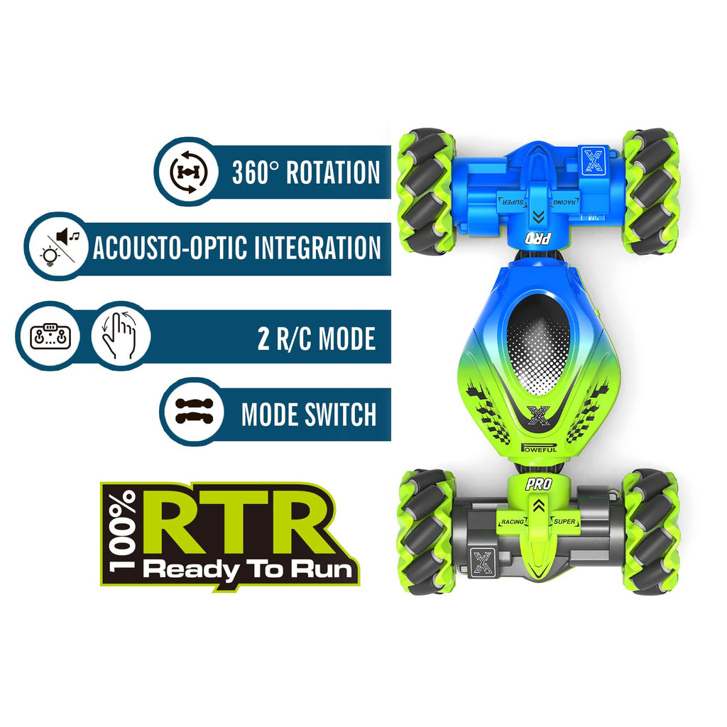 Fosgoit Gesture Sensing RC Stunt Car - Toys for 6-12 Years Old Boys Girls, 4WD Remote Control Car, Hand Controlled Car with Lights Music, Cool Birthday Gifts for Kids Age 6 7 8 9 10 11 12 Years Old