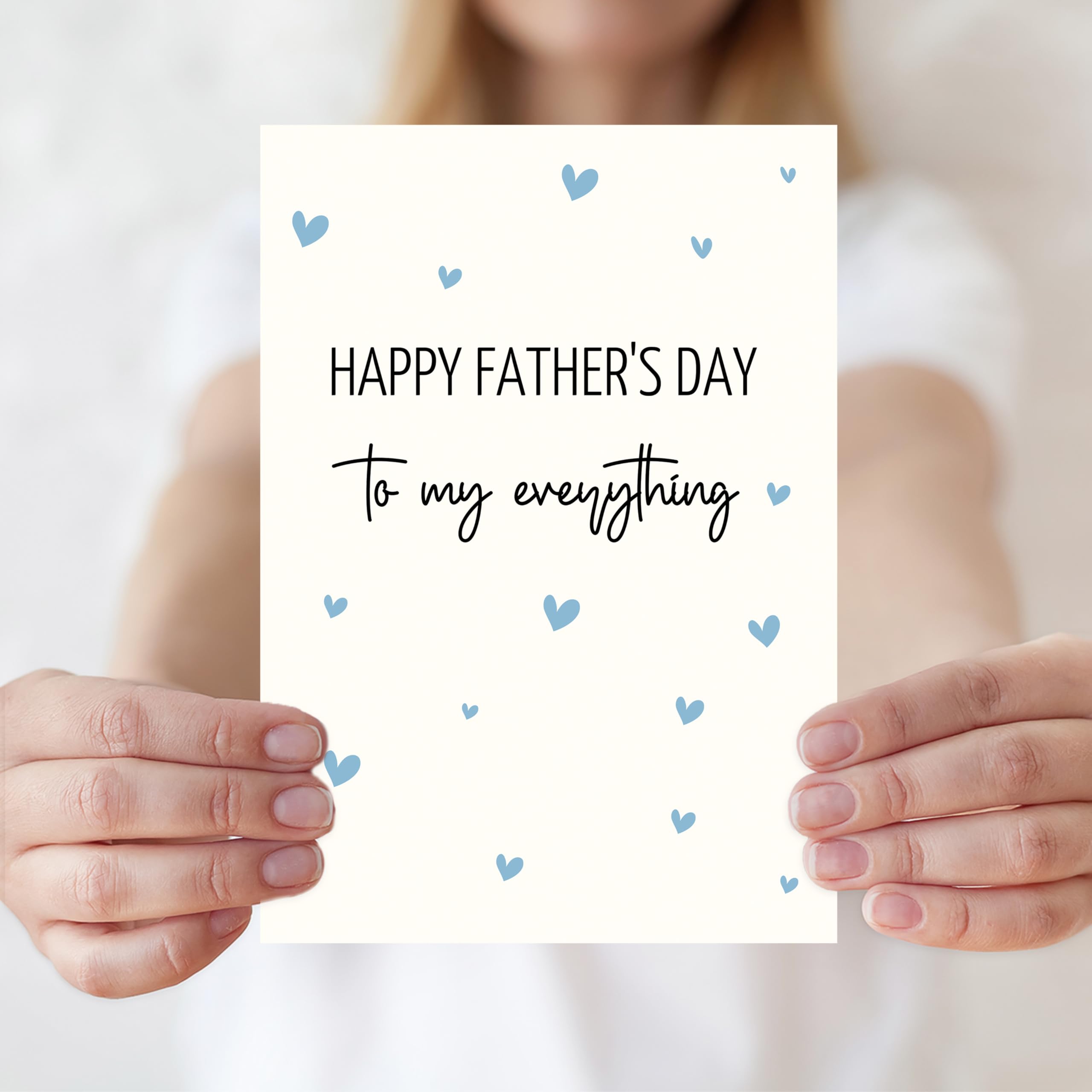 IDU Fathers Day Card, Funny Fathers Day Cards Gifts Decorations for Dad from Daughter, Happy Father's Day Cards Gifts Ideas with Envelope, Cute Humor Like Father Like Daughter Card