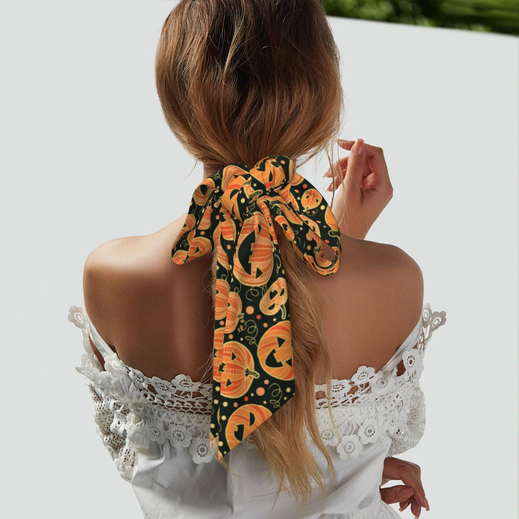 Purse Scarf Handbags For Women Scarfs Bags Band Hair Neck Scarves Silky Long Thin Satin Headscarf Fashion
