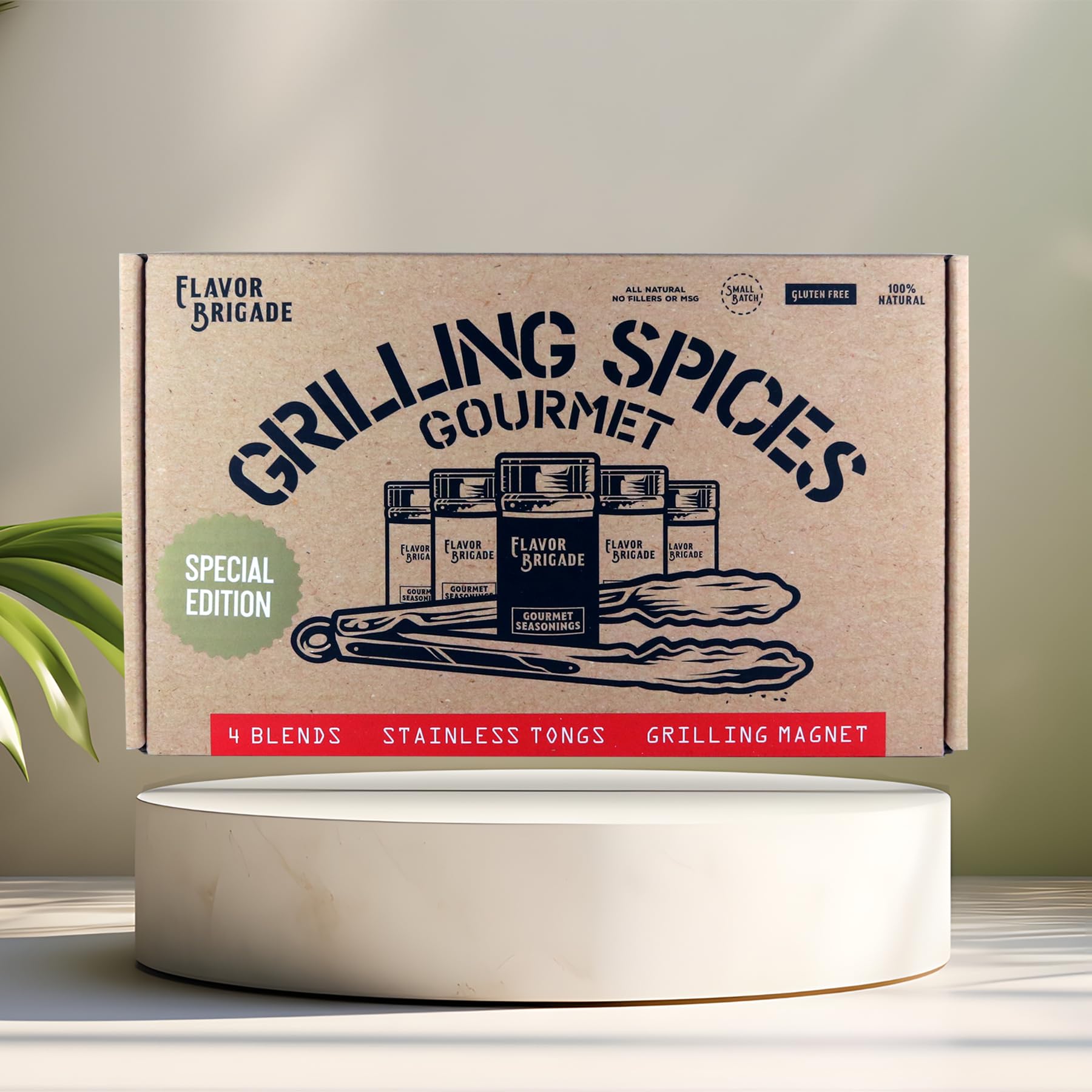 Ultimate Grilling Gift for Men - BBQ Accessories - Gourmet Spice Blends & Seasonings, Tongs, BBQ Magnet, Meat Rubs, Unique Gift for Guys, Dad, Son, Brother, Father in Law, Cooking Chefs, 17 Piece Set