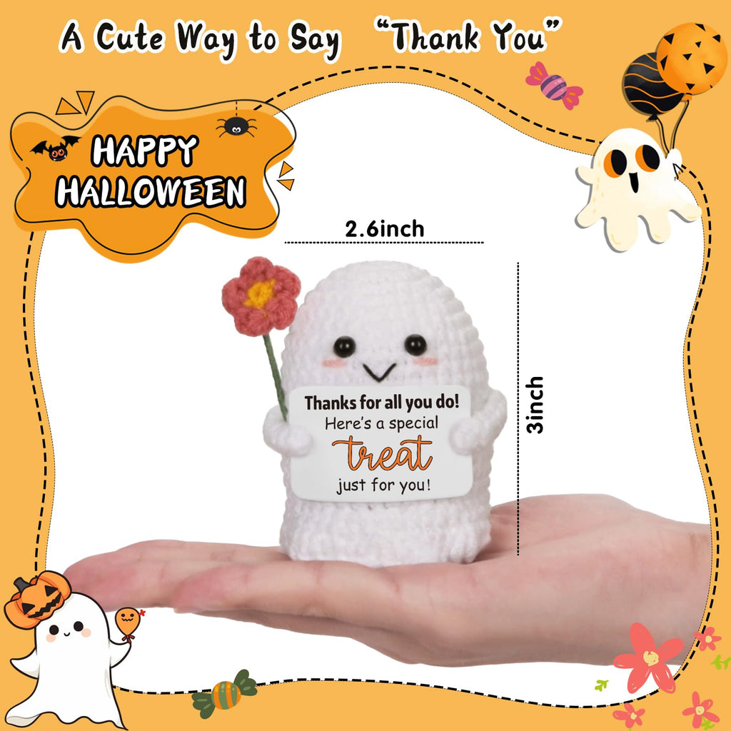 You're My Boo Crochet Ghost - Anniversary Love Birthday Gifts for Women Men Her Him Boyfriend Girlfriend, Fathers Day Card for Husband from Wife - Holiday Stuffers for Halloween Valentine Christmas