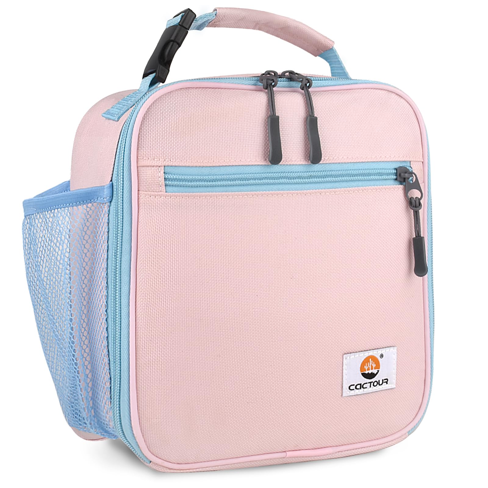 CaCTOUR Lunch Box Kids,Premium Insulated Lunchbox for Girls Boys,Soft Mini Cooler Bag Back to School Thermal Reusable Lunch Bag for Work School Picnic (Blue)