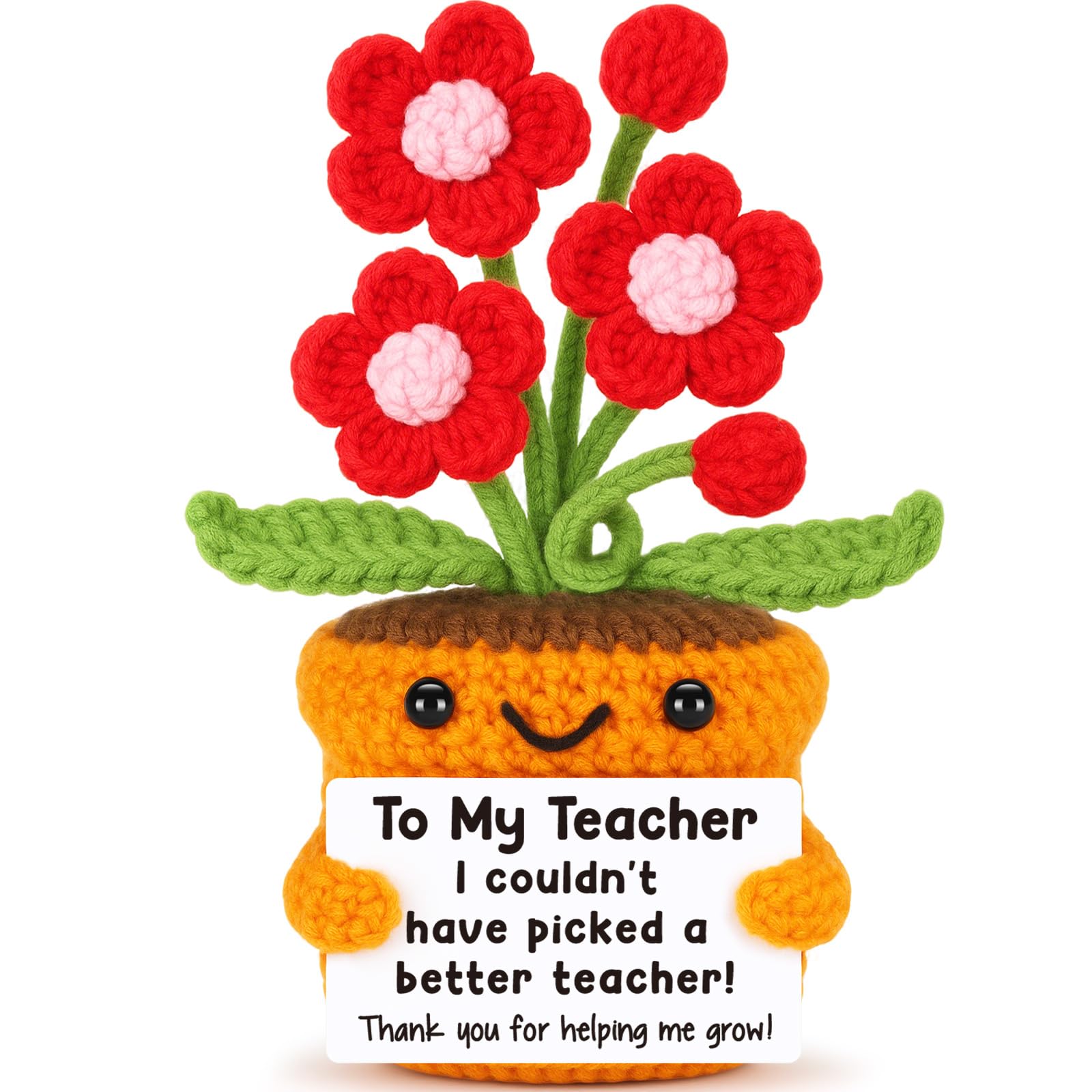 Agantree art Grandma Gifts for Grandma Birthday from Granddaughter Grandson – I Love You Crochet Flower Decor Grandparents Day Christmas for Great Grandma Gigi Nana