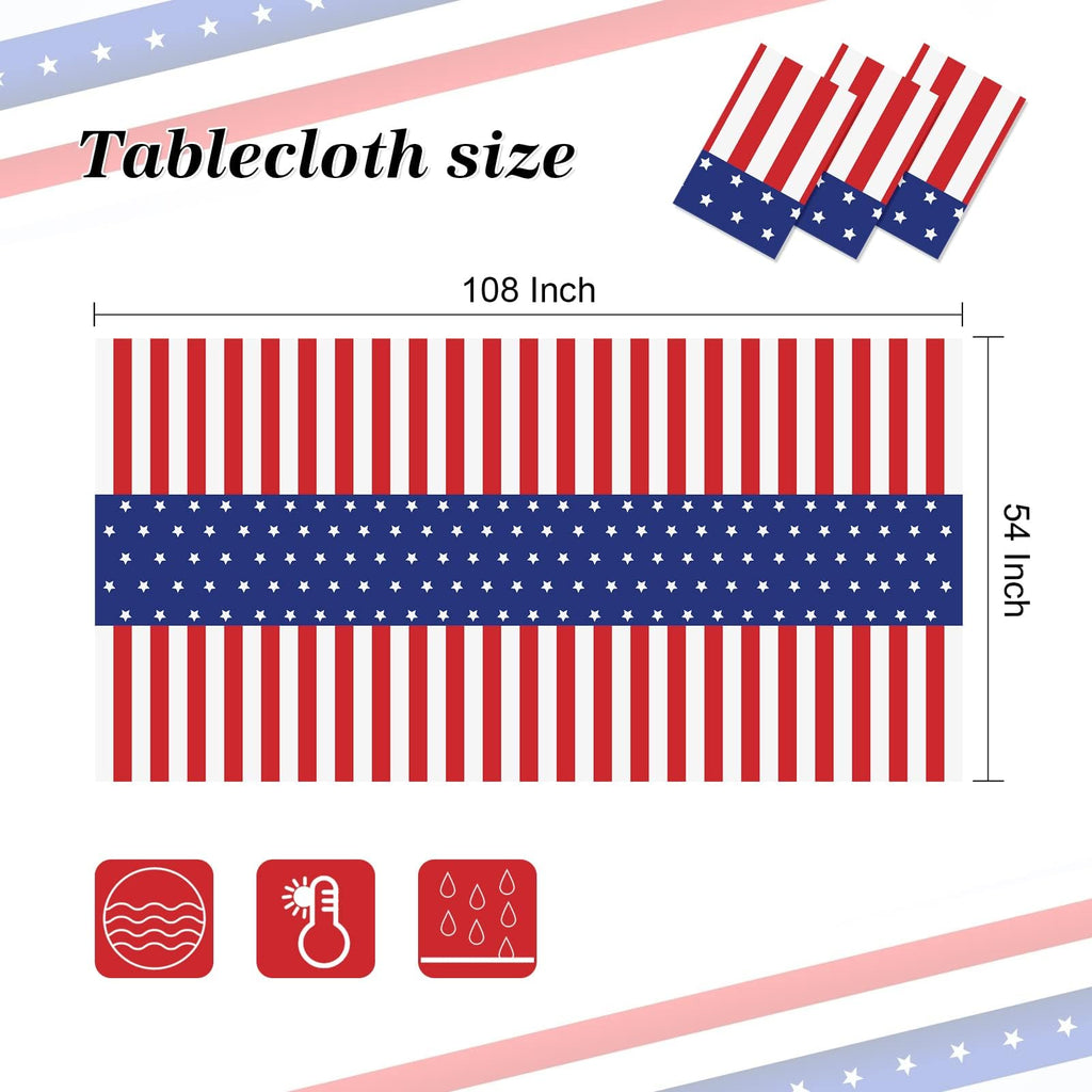 Childom 3 Pack St Patricks Day Decorations,St Patricks Day Table Cloths for Rectangle Tables,54" x 108" Disposable Plastic Tablecloths for St. Patrick's Day,Home,Kitchen,Picnic,Parties,Spring Decors