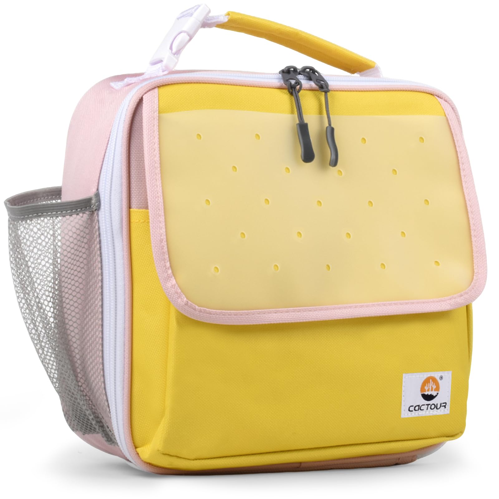 CaCTOUR Lunch Box Kids,Premium Insulated Lunchbox for Girls Boys,Soft Mini Cooler Bag Back to School Thermal Reusable Lunch Bag for Work School Picnic (Blue)