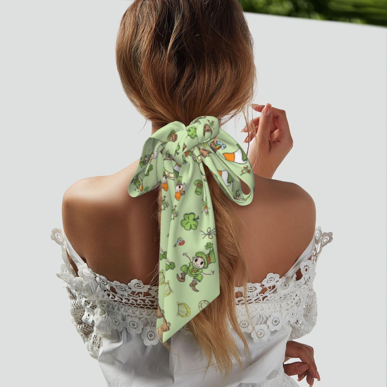 Purse Scarf Handbags For Women Scarfs Bags Band Hair Neck Scarves Silky Long Thin Satin Headscarf Fashion