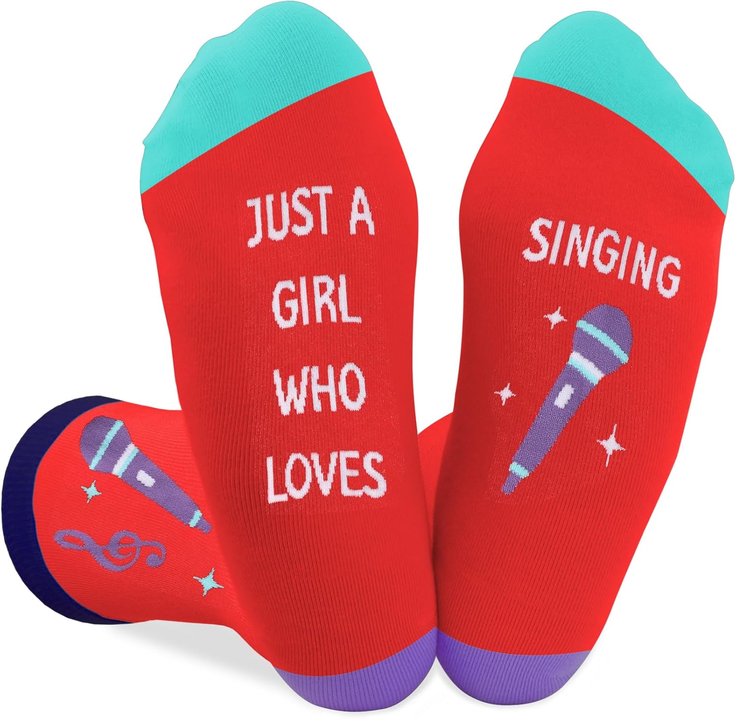 Music Gifts Women and Girls Musicians Music Lovers Singers Teacher Students Producer Choir Concert Goer Musical Themed Socks Related Christmas Stocking Stuffers Birthday Appreciation Gifts