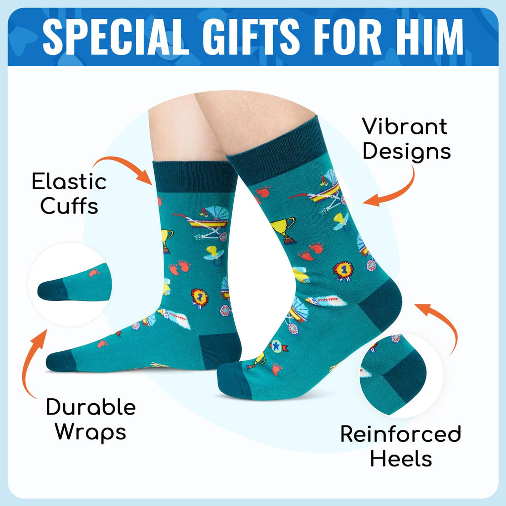 HAPPYPOP Gifts for Women Men - Aunt Uncle Grandparent Parent Socks, Mothers Father Day Socks