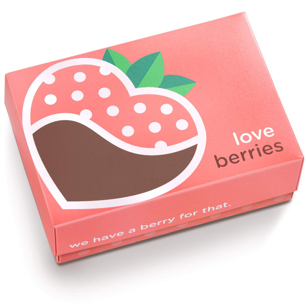 A Gift Inside 9 Berry Bites Chocolate Covered Strawberries by Love Berries (Fun Size)