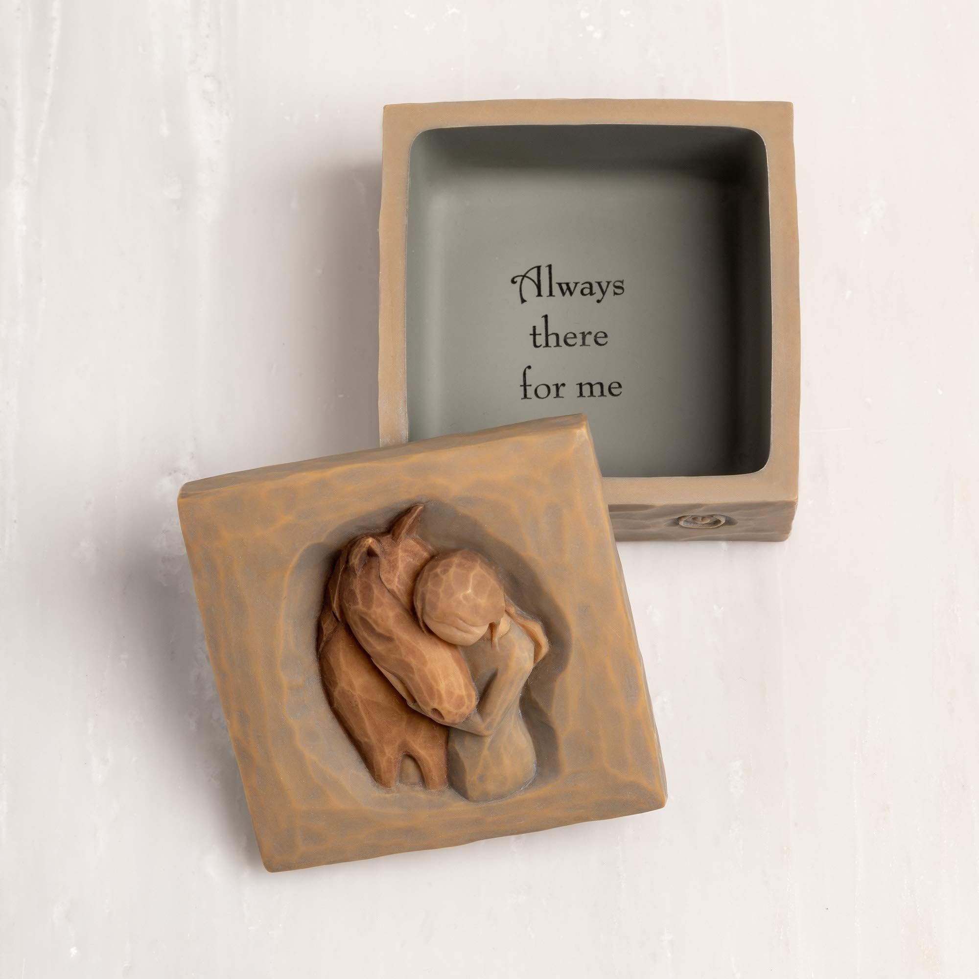 Willow Tree Grandmother, Love that Transcends the Years, Box for Jewelry and Treasures, Reminder of Those you Love who Call you Grandma, Sculpted Hand-Painted Keepsake Box